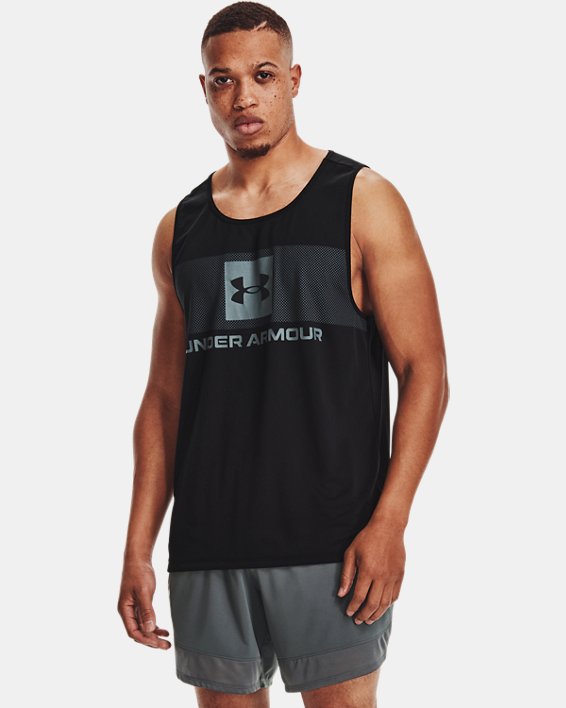 Men's UA Tech™ Graphic Tank in Black image number 0
